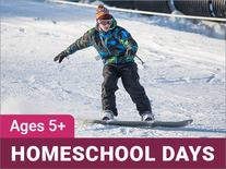 Homeschool - Ski and Snowboard Day - Lift Ticket and Rental