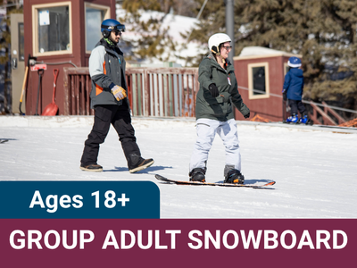 Hyland Hills Group Adult Snowboard Lessons