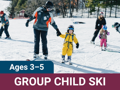 Hyland Hills Group Child Ski Lessons